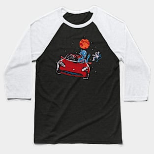 Mars And Cars Baseball T-Shirt